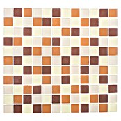 Mozaik pločica Quadrat Crystal Mix XCM 8560  (32,7 x 30,2 cm, Smeđa-bež, Mat) | BAUHAUS