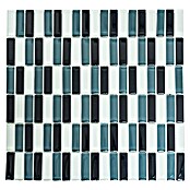 Mozaik pločica Stäbchen Crystal Mix XCM S828  (32,2 x 31 cm, Sive boje, Sjaj) | BAUHAUS