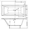 Ottofond Whirlpool Tacoma (180 x 80 cm, Sanitäracryl, Weiß, Premium) | BAUHAUS