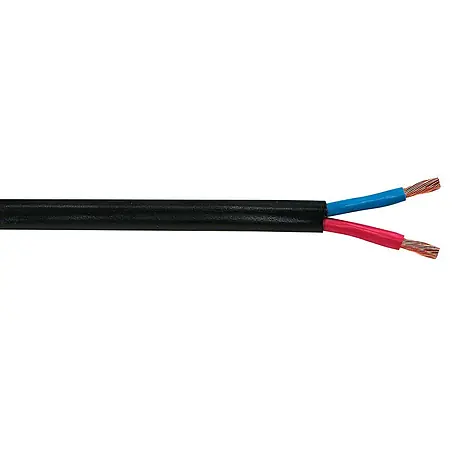 Niedervoltleitung Meterware LI2GY-W 2x2,5 mm²
