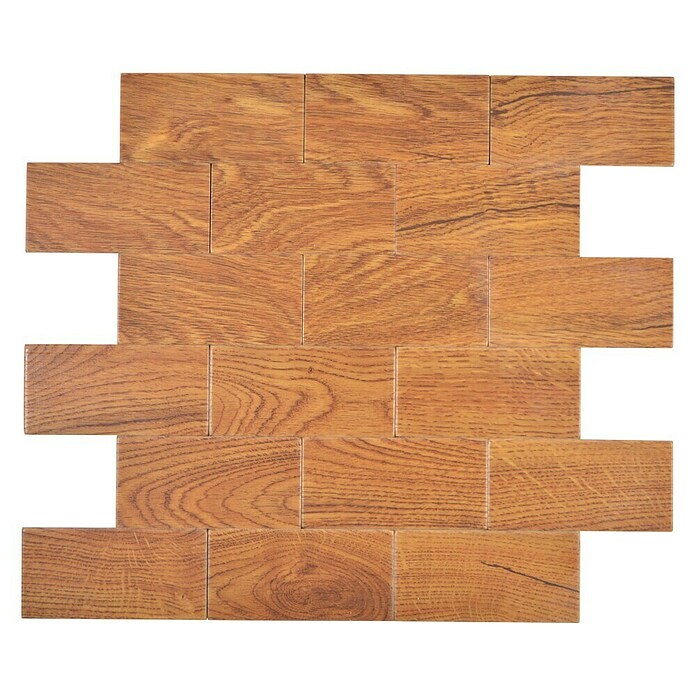 Zelfklevend mozaïek brick SAM 4SW8E (30 x 30 cm, Bruin, Mat) | BAUHAUS
