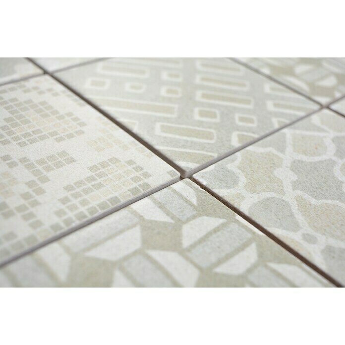 Mozaik pločica Quadrat Pico B  (29,8 x 29,8 cm, Sive boje, Mat) | BAUHAUS