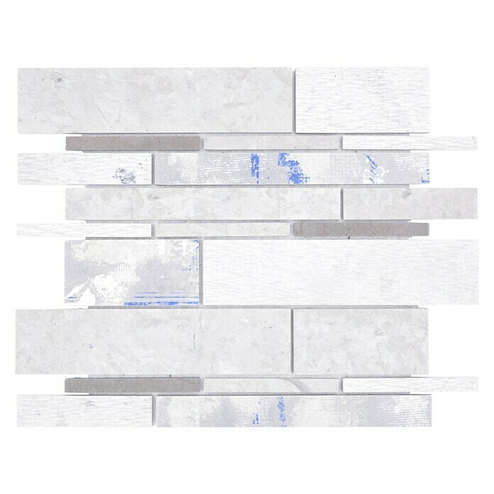 Mosaikfliese Verbund Mix MTS STG D09 (25,5 x 30 cm, Grau, Matt) | BAUHAUS