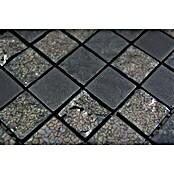 Mosaikfliese Quadrat Sabi CG SB10 (31,6 x 31,6 cm, Schwarz, Matt) | BAUHAUS