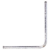 Hoekafdeklijst IJzer geperforeerd (l x b x h: 200 x 2,7 x 2,7 cm) | BAUHAUS