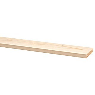 Rechthoekige lijst Vuren Geschaafd Natuurlijk (l x b x h: 270 cm x 69 mm x 12 mm, Naturel)