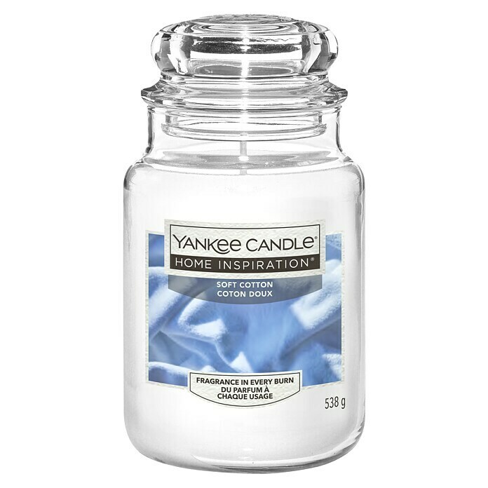 Yankee Candle Home Inspirations Duftkerze (Im Glas, Soft Cotton