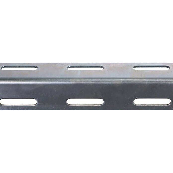 Hoekafdeklijst IJzer geperforeerd (l x b x h: 200 x 2,7 x 2,7 cm) | BAUHAUS