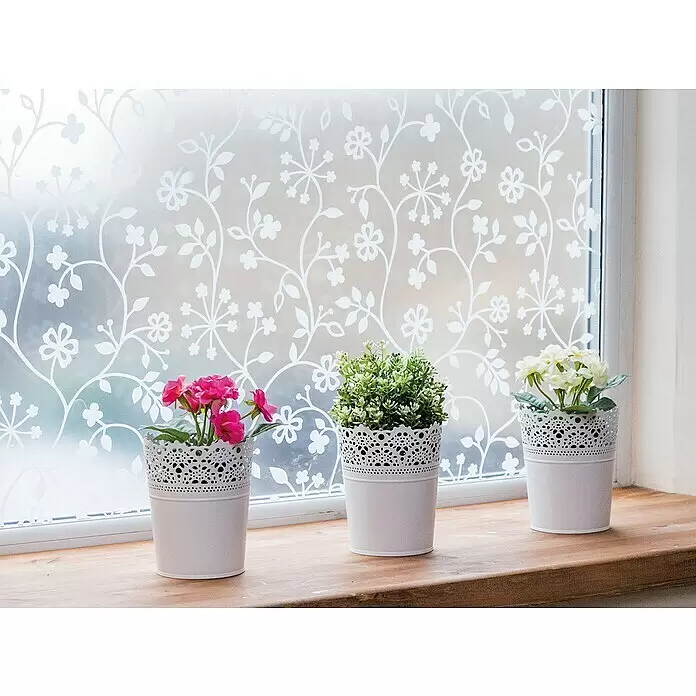 D-c-fix Static Glasfolie Tord - 150 x 45 cm, Transluzent, Statisch haftend - Stimmungsaufnahme