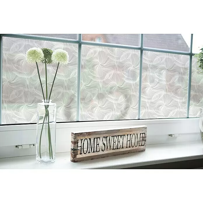 D-c-fix Glasfolie Tara - 200 x 45 cm, Transluzent, Selbstklebend - Stimmungsaufnahme