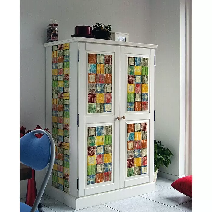 D-c-fix Patchwork-Klebefolie Meterware Bahia - Breite: 45 cm, Bunt, Selbstklebend - Stimmungsaufnahme