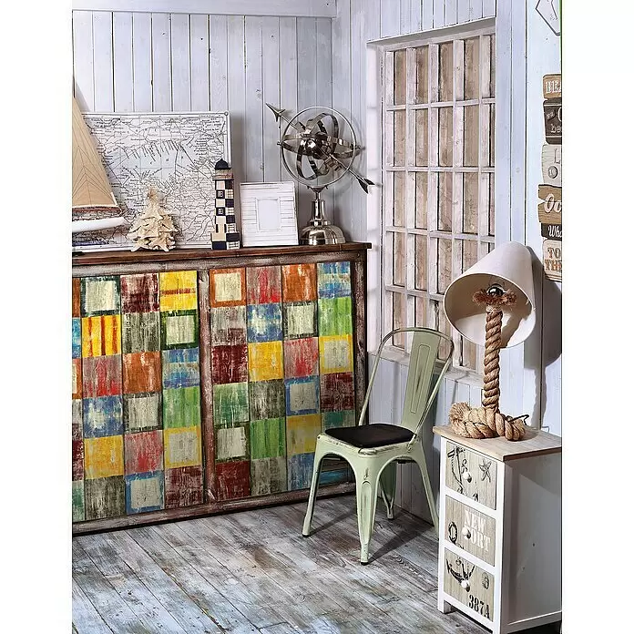 D-c-fix Patchwork-Klebefolie Meterware Bahia - Breite: 45 cm, Bunt, Selbstklebend - Stimmungsaufnahme