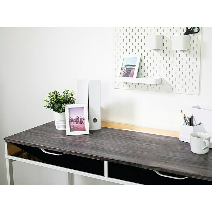 D-c-fix HolzoptikfolieL x B: 200 x 67,5 cm, Holz, Dunkelgrau, Selbstklebend Mood Shot