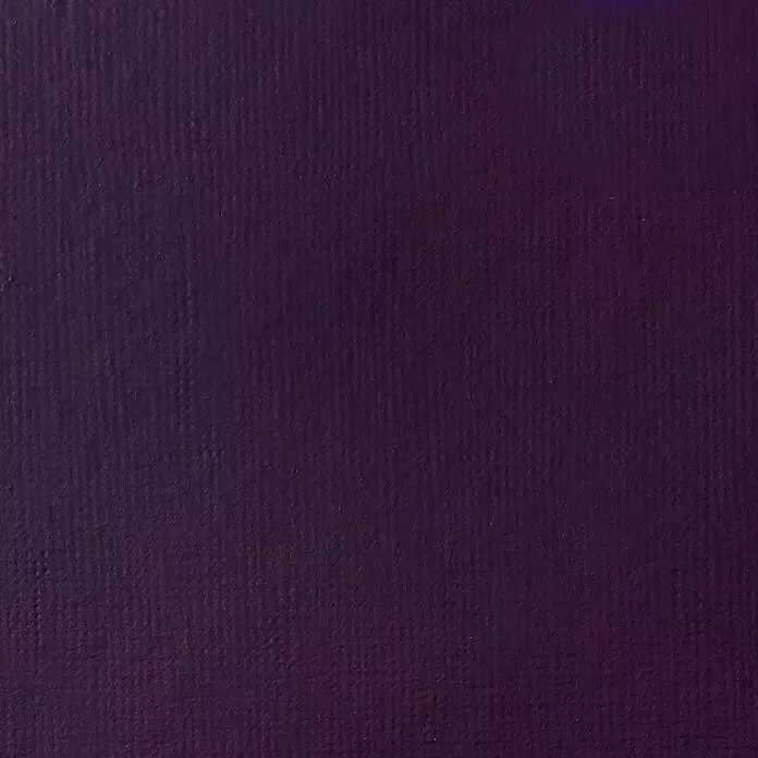 Liquitex Basics Acrylfarbe - Dioxazinpurpur, 118 ml - Dunkelviolette, strukturierte Oberfläche mit feinem Rippenmuster.