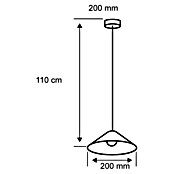 Paulmann Pendelleuchte Verve (20 W, Chrom, Höhe: 110 cm)