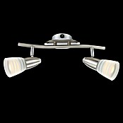 Globo Caleb Aplique de pared LED (2 luces, 2 x 4 W, Cromo, E14)