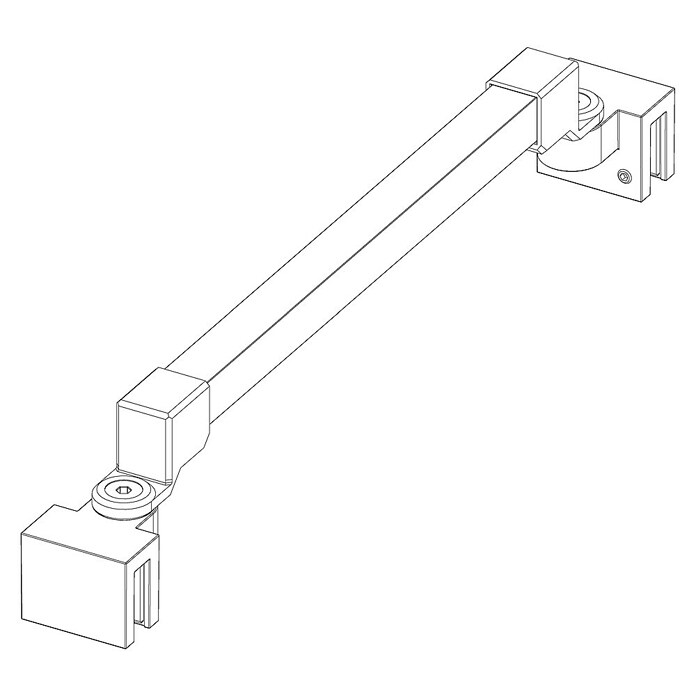 Camargue Vario Set za stabilizaciju S30  (100 cm, Krom) | BAUHAUS