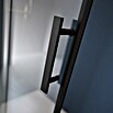 Camargue Vario Eckdusche B1+B3 (L x B x H: 75 x 90 x 195 cm, Beschichtet, Schwarz, Glasstärke: 6 mm) | BAUHAUS
