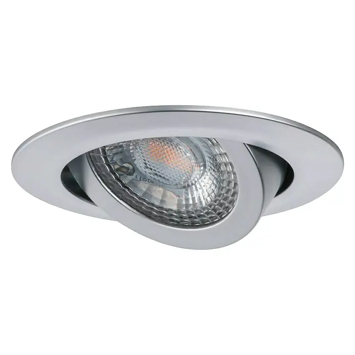 Paulmann LED-Einbauleuchten-Set - 6 W, Chrom, 3 Stk., Warmweiß, 8,2 cm - Einbaustrahler mit drehbarem Reflektor und Chrom-Finish für moderne Beleuchtungslösungen im Innenbereich.
