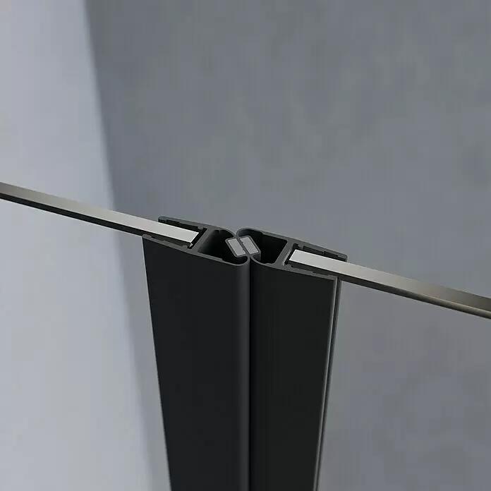 Camargue Magnetleisten-Set Vario/Air 2.0 - Kunststoff, Schwarz, Länge: 200 cm - Detailaufnahme