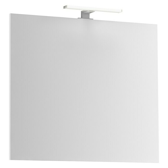 Topas x BAUHAUS H: 53 Kunststoff, | cm, Eco Spiegelschrank Weiß) Beleuchtung, Sieper x Mit (B 60