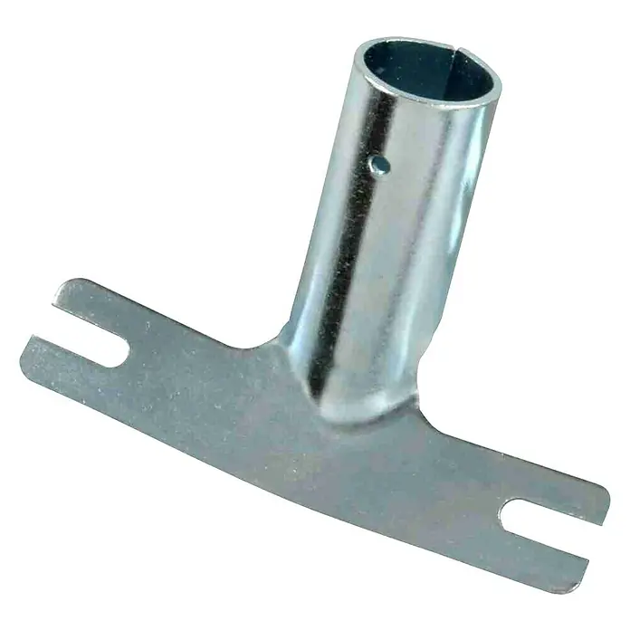 Freund Victoria Besenstielhalter - Passend für: Stiel Ø 28 mm - T-förmiger Lötkolben-Aufsatz aus Metall mit zylindrischem Kopf für präzise Lötarbeiten und spezielle Anwendungen.