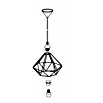 Eglo Tarbes Pendelleuchte rund (Schwarz, Höhe: 110 cm, Max. Leistung: 60 W, E27, 1-flammig, Durchmesser: 32,5 cm)