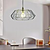 Eglo Pendelleuchte rund Carlton 2 (Schwarz, Höhe: 110 cm, Max. Leistung: 60 W, E27, 1-flammig)