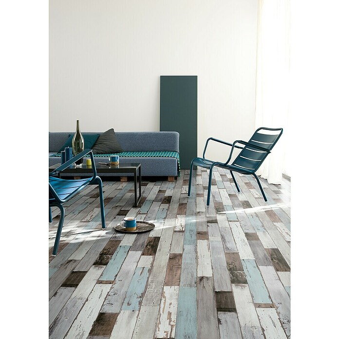 Gerflor PVC-Boden Meterware Smartex (400 cm, Fisherman Ocean, Grau/Blau) | BAUHAUS