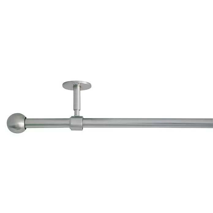 Komplettgarnitur 2in1 - Edelstahloptik, 160 cm - 280 cm, Metall, Ausziehbar - Detailaufnahme