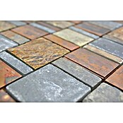 Mosaikfliese Rechteck Mix XSK 585 (29,6 x 29,8 cm, Braun, Matt)