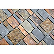 Mosaikfliese Rechteck Mix XSK 585 (29,6 x 29,8 cm, Braun, Matt)