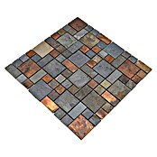 Mosaikfliese Mix XSK 595 (30 x 30 cm, Stein/Kupfer, Matt)