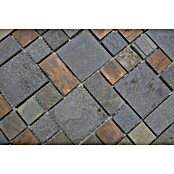 Mosaikfliese Mix XSK 595 (30 x 30 cm, Stein/Kupfer, Matt)