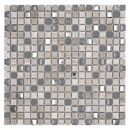 Mosaikfliese Quadrat Crystal Mix XCM HQ10
