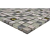 Mosaikfliese Quadrat Crystal Mix XCM HQ12 (30,5 x 30,5 cm, Beige/Grau, Matt)