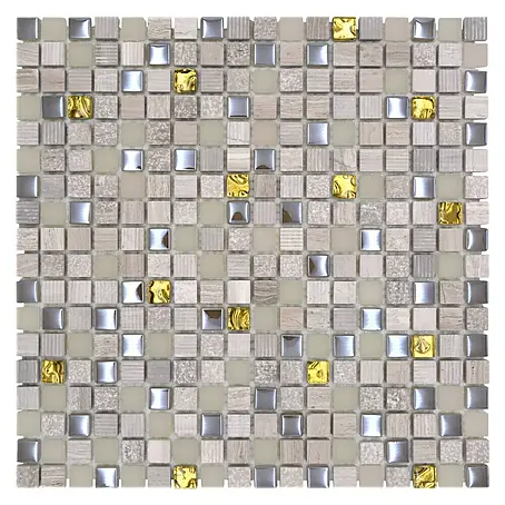 Mosaikfliese Quadrat Crystal Mix XCM HQ12