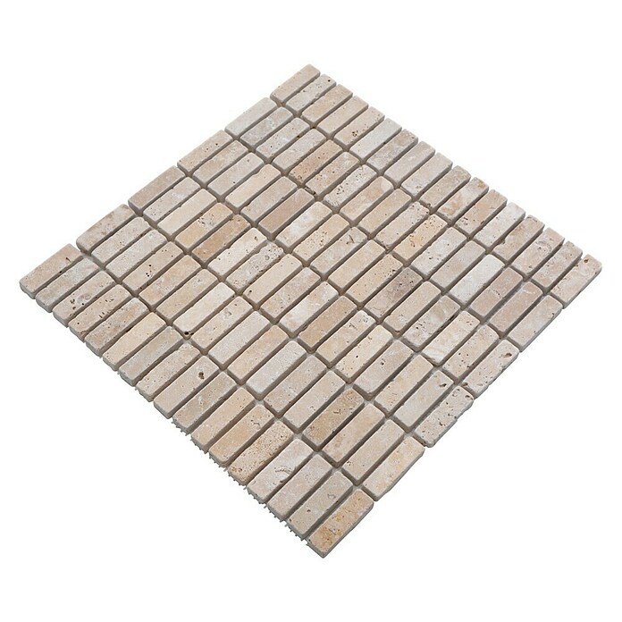 Mozaïektegel (30,5 x 30,5 cm, Beige, Mat)