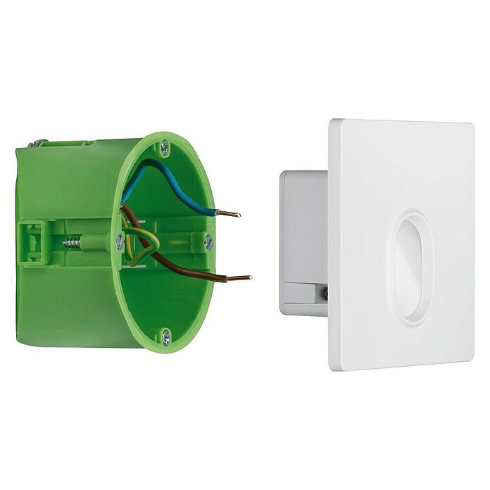 Paulmann Downlight LED empotrable (1,7 W, Blanco, An x Al: 7,8 x 7,8 cm)