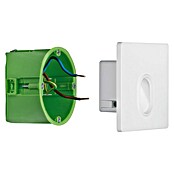 Paulmann Downlight LED empotrable (1,7 W, Blanco, An x Al: 7,8 x 7,8 cm)