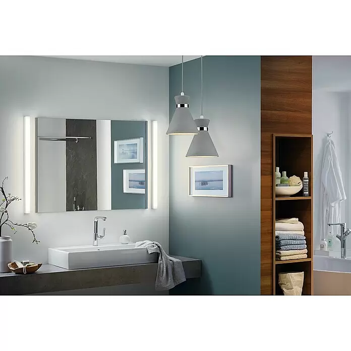Paulmann Pendelleuchte Verve - 20 W, Chrom/Grau, E27 - Stimmungsaufnahme