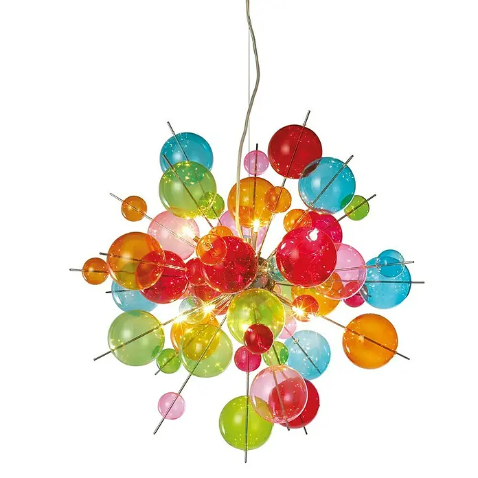 Näve Stoffpendelleuchte Orange – Gemütliche Deckenlampe