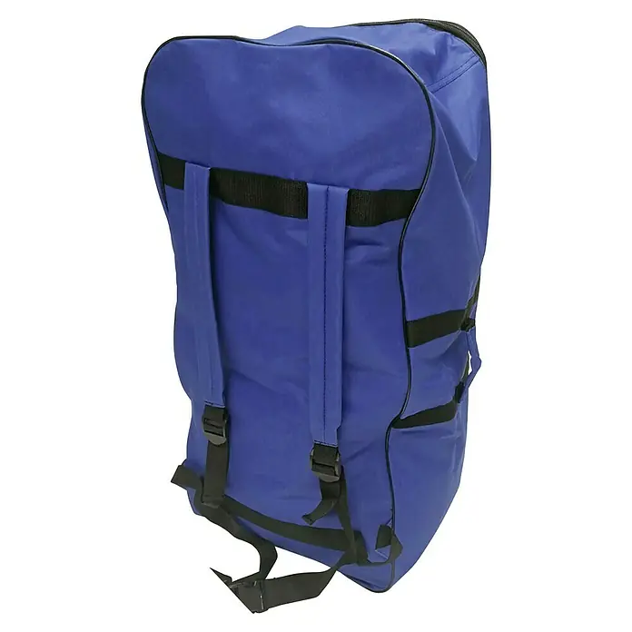 Explorer SUP-Board-Set Sunshine 10.0 - L x B x H: 305 x 81 x 15 cm, Nutzlast: 150 kg, Aufblasbar, Blau/Weiß - Hier ist ein blauer Rucksack mit schwarzen Trägern und Akzenten, ideal für Reisen und den täglichen Gebrauch. Praktisch und geräumig.