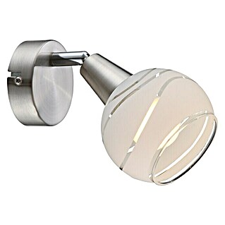 Globo Elliott Stropni reflektor (4 W, Bele barve/prozoren, nikelj mat barve, E14, 1 kos)