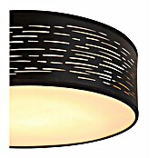 Globo LED-Deckenleuchte rund Tunno (20 W, Schwarz/Gold, Ø x H: 38 x 13 cm)