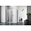 Camargue Vario Eckdusche S52+S15+S6 (80 x 120 x 195 cm, Beschichtet, Silber, Glasstärke: 6 mm) | BAUHAUS