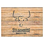 Bodenschutzmatte (L x B: 120 x 75 cm, Steakhouse Planken) | BAUHAUS