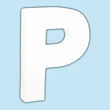 Décopatch  Letra de cartón pequeña