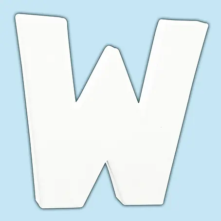 Décopatch  Letra de cartón pequeña