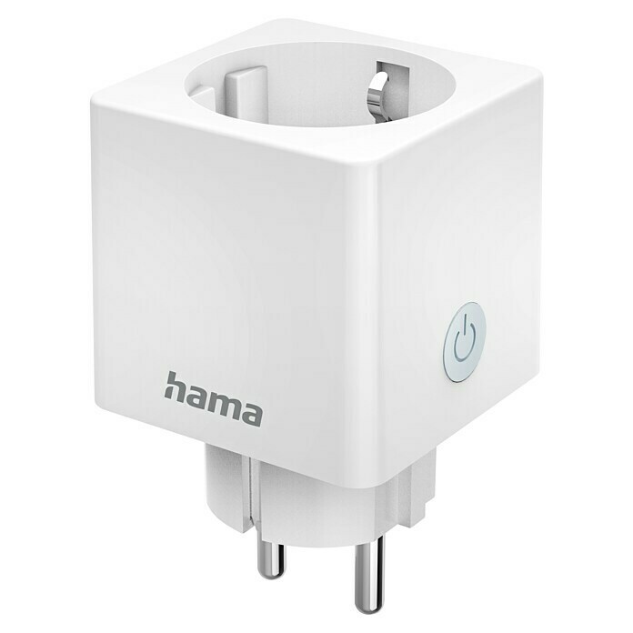 Hama Adapterstecker mit Schalter weiß: : Baumarkt